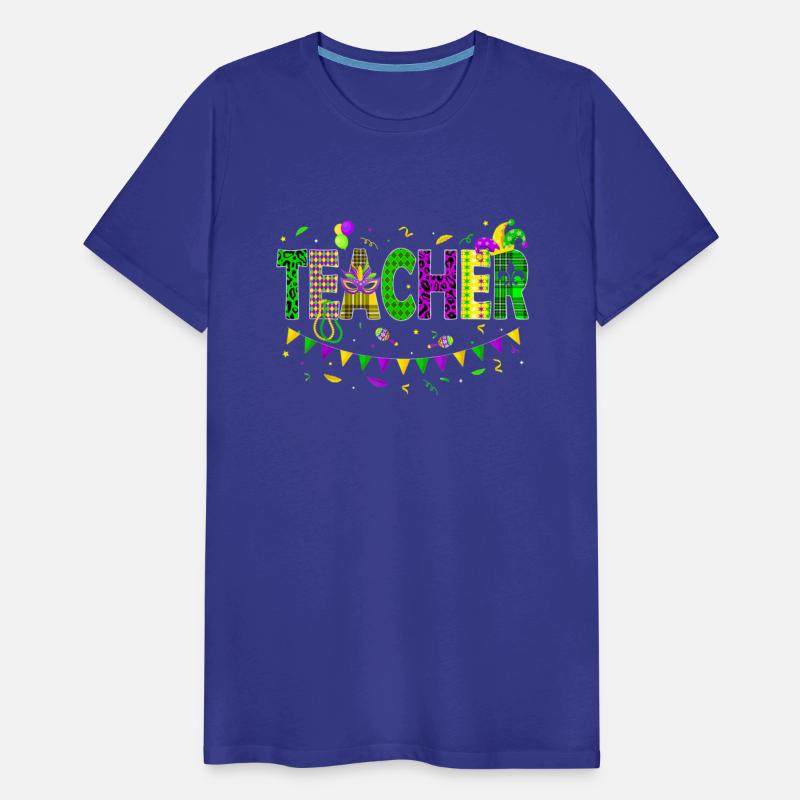 Funny Teacher Mardi Gras Family Matching Outfit