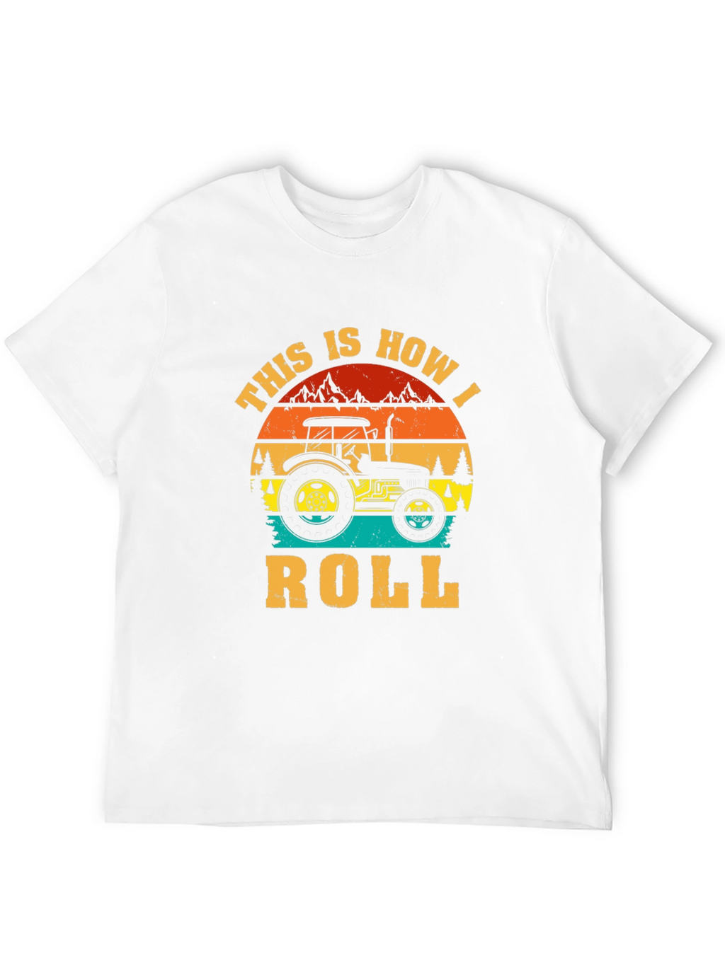This Is How I Roll Tractor Graphic Tee