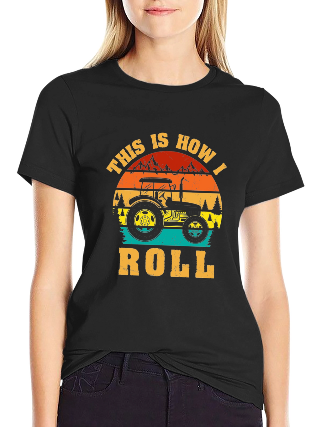 This Is How I Roll Tractor Graphic Tee
