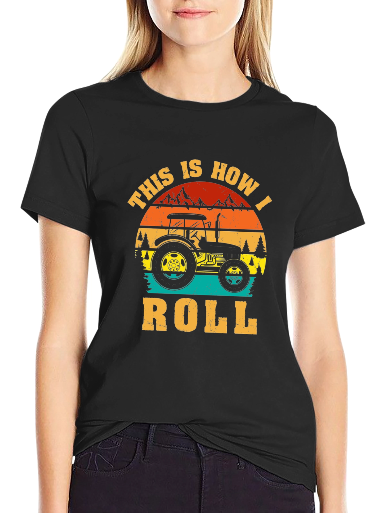 This Is How I Roll Tractor Graphic Tee
