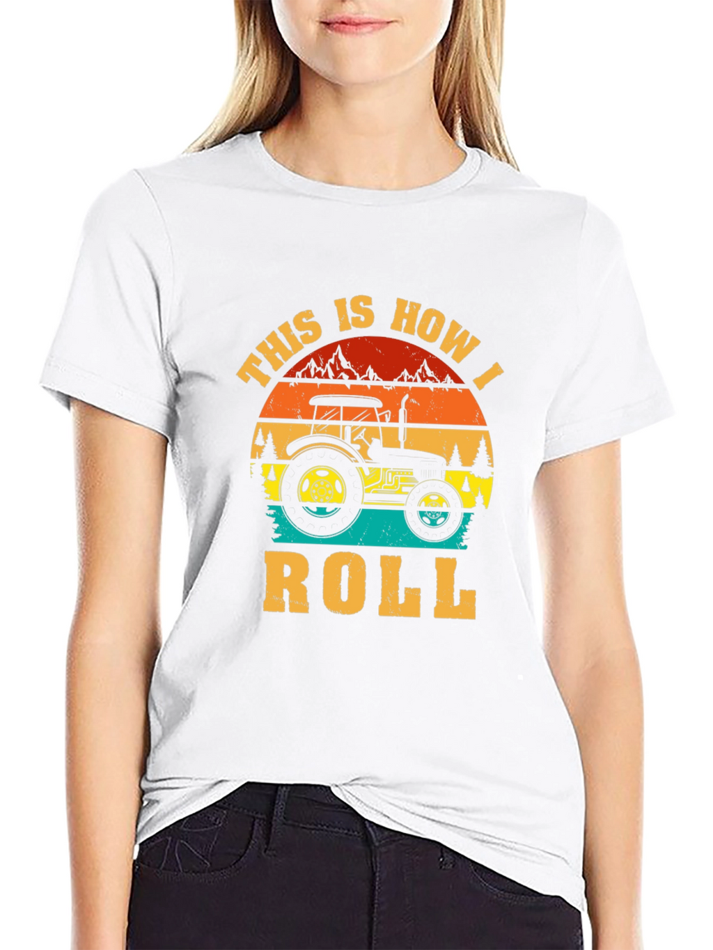 This Is How I Roll Tractor Graphic Tee