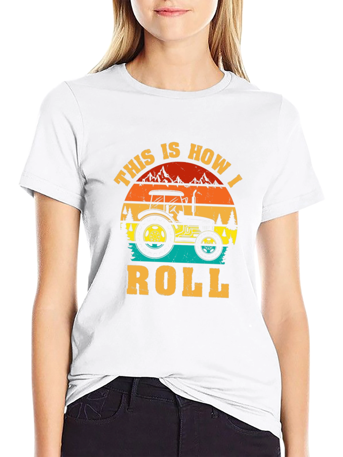 This Is How I Roll Tractor Graphic Tee