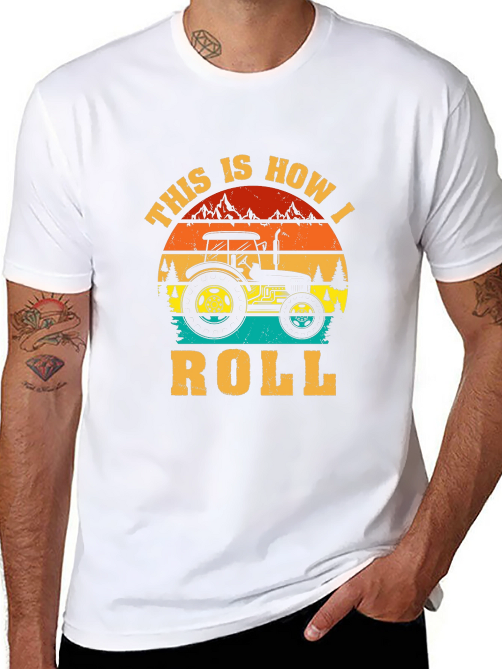 This Is How I Roll Tractor Graphic Tee