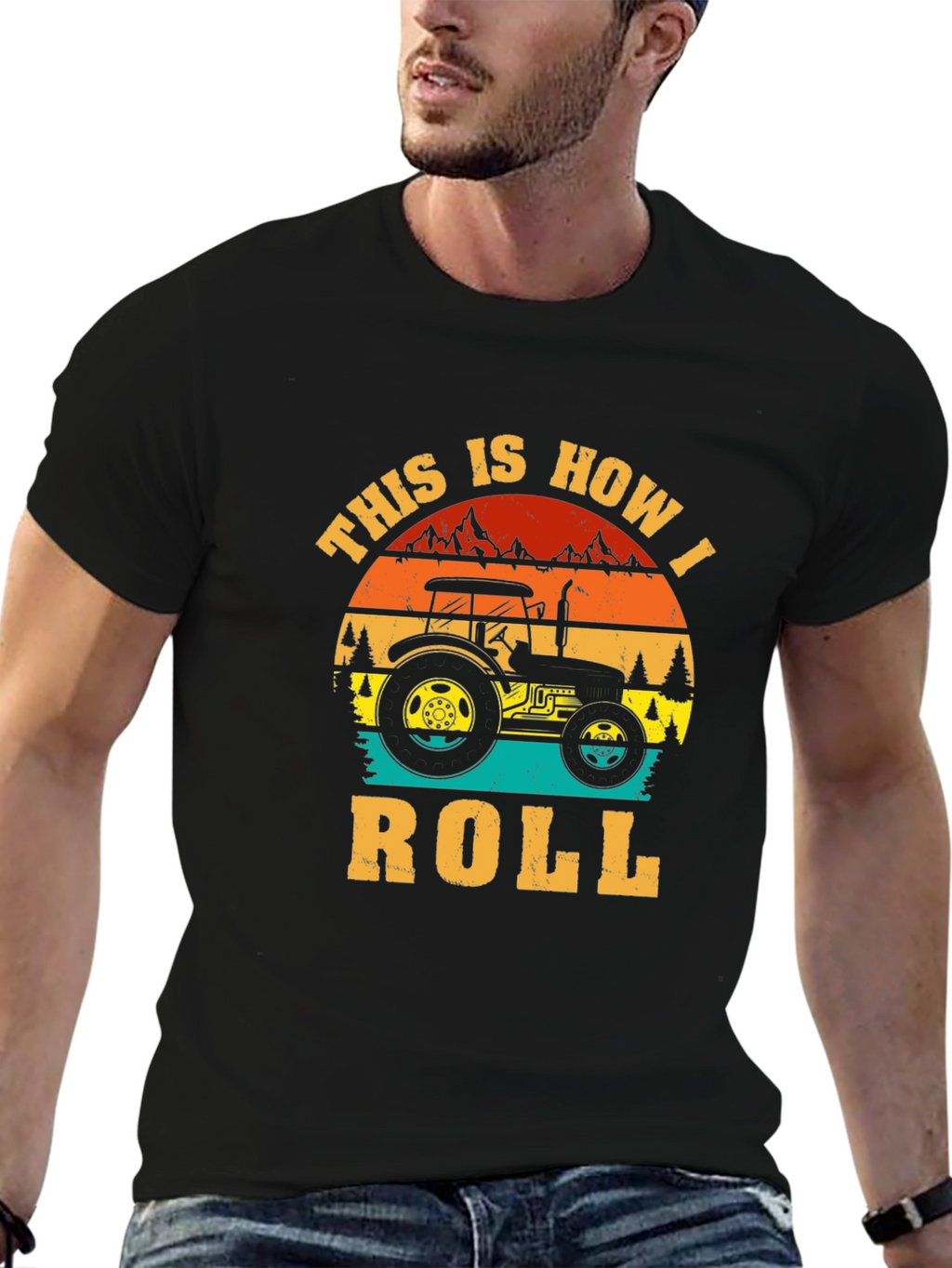 This Is How I Roll Tractor Graphic Tee