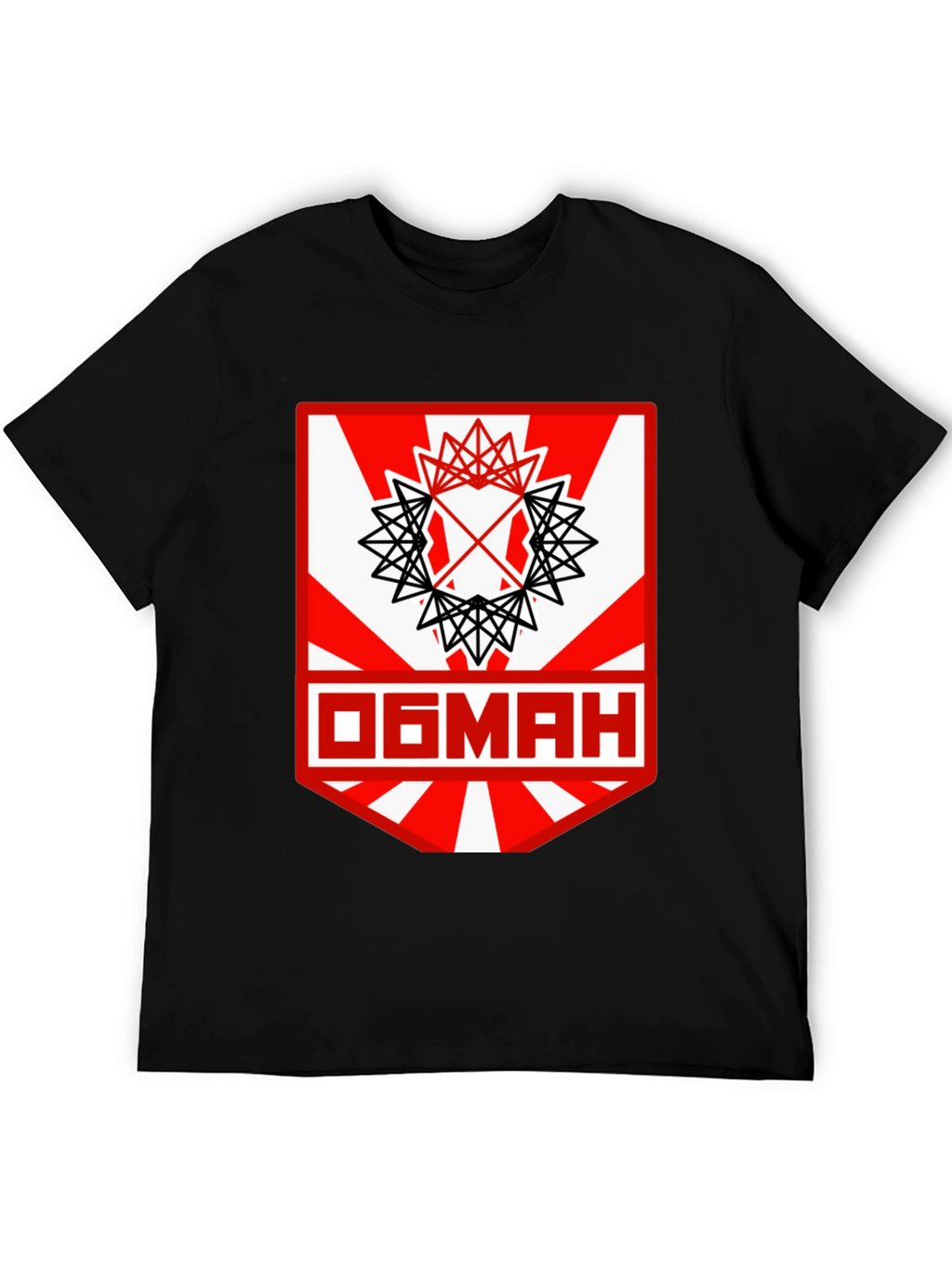 Graphic Tee with Unique Geometric Design
