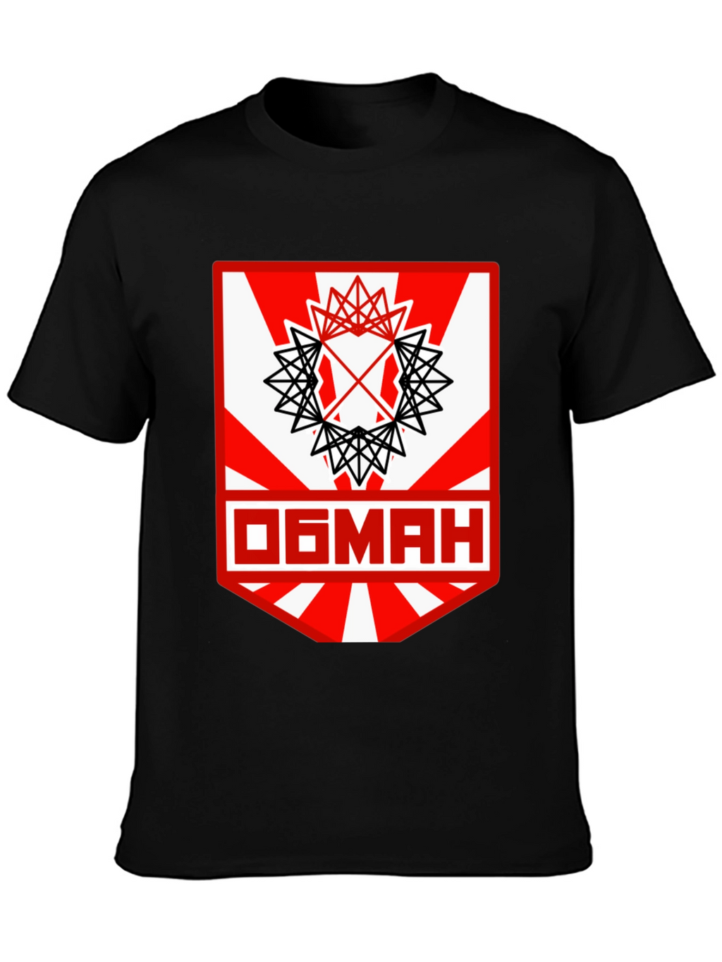 Graphic Tee with Unique Geometric Design