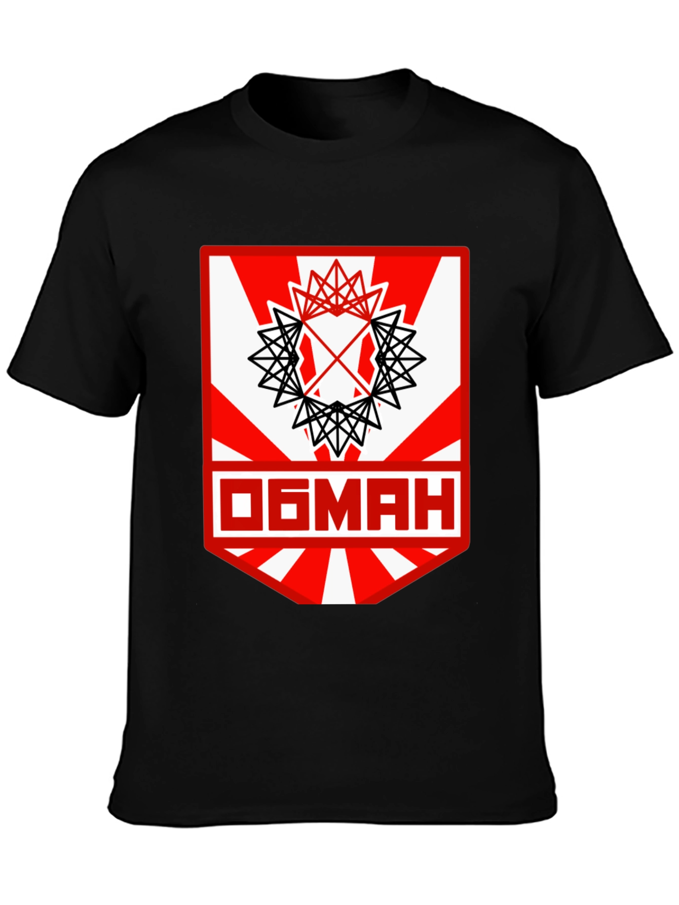 Graphic Tee with Unique Geometric Design