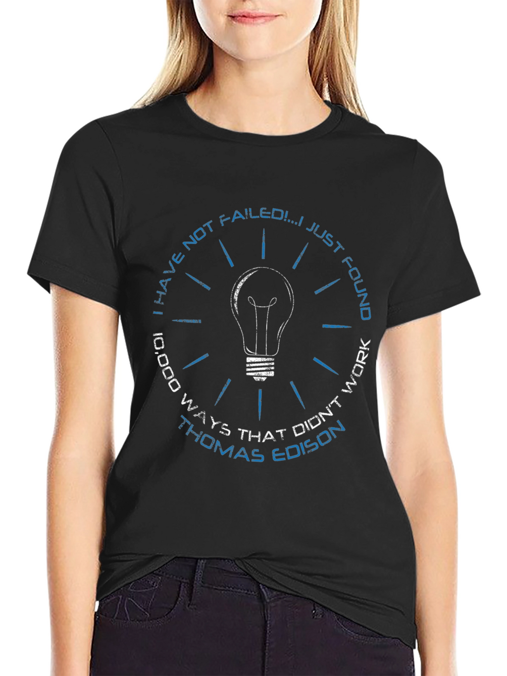 Thomas Edison Light Bulb Graphic Tee