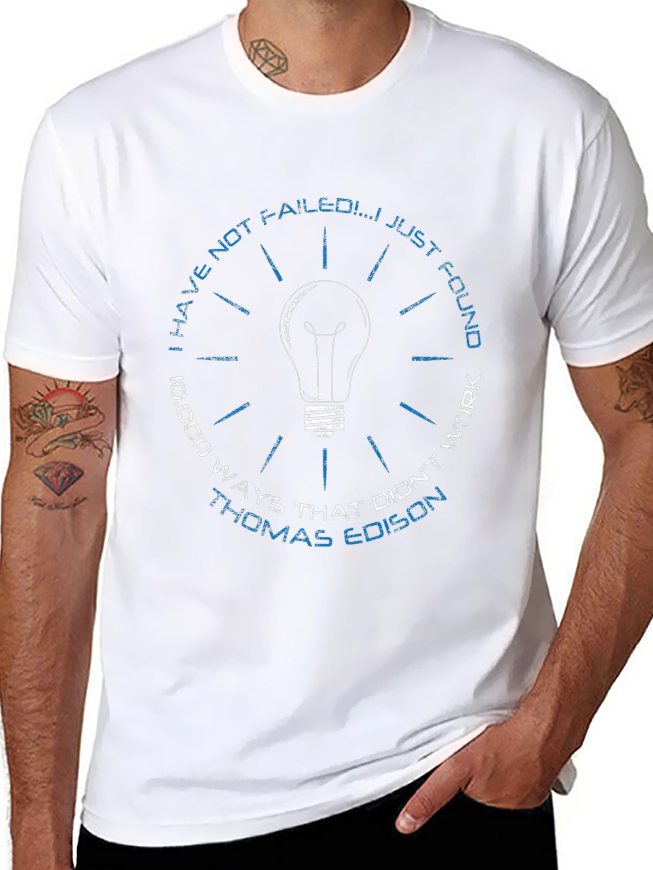 Thomas Edison Light Bulb Graphic Tee