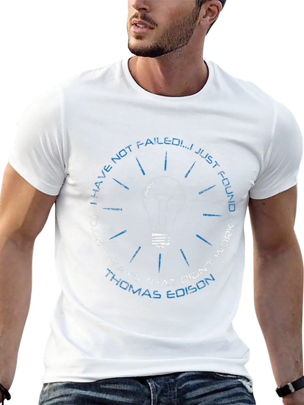 Thomas Edison Light Bulb Graphic Tee