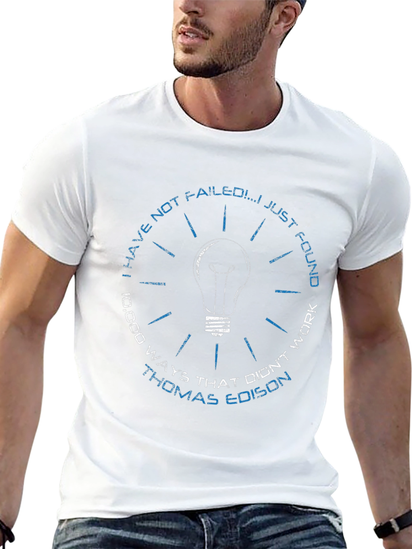 Thomas Edison Light Bulb Graphic Tee