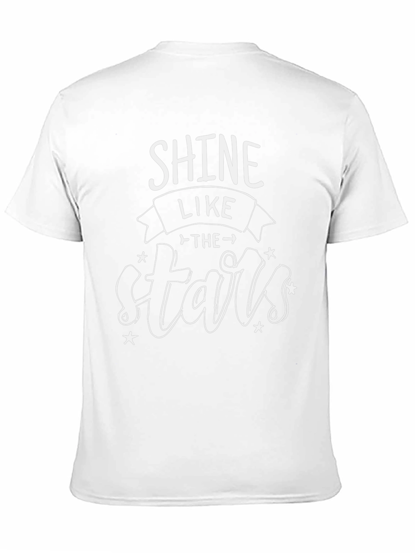 Shine Like the Stars Black Graphic T-Shirt