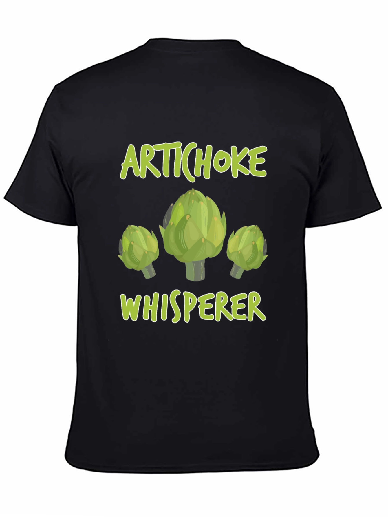 Artichoke Whisperer Graphic T-Shirt Funny Vegetarian Tee