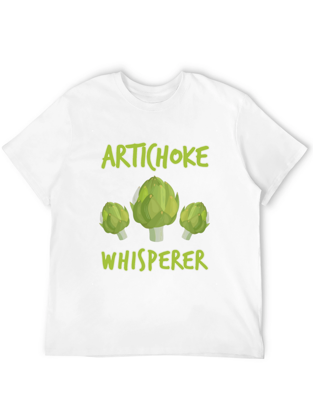 Artichoke Whisperer Graphic T-Shirt Funny Vegetarian Tee
