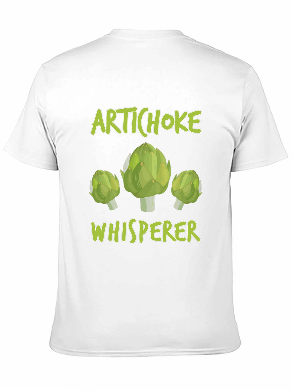 Artichoke Whisperer Graphic T-Shirt Funny Vegetarian Tee