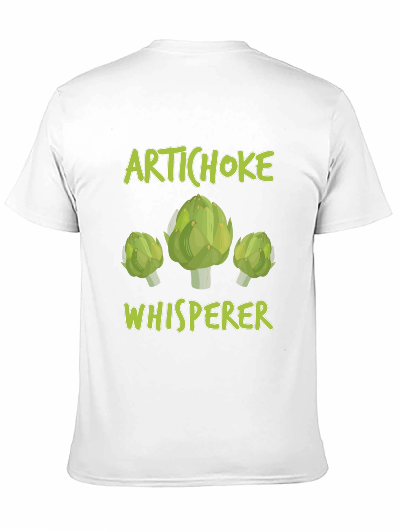 Artichoke Whisperer Graphic T-Shirt Funny Vegetarian Tee