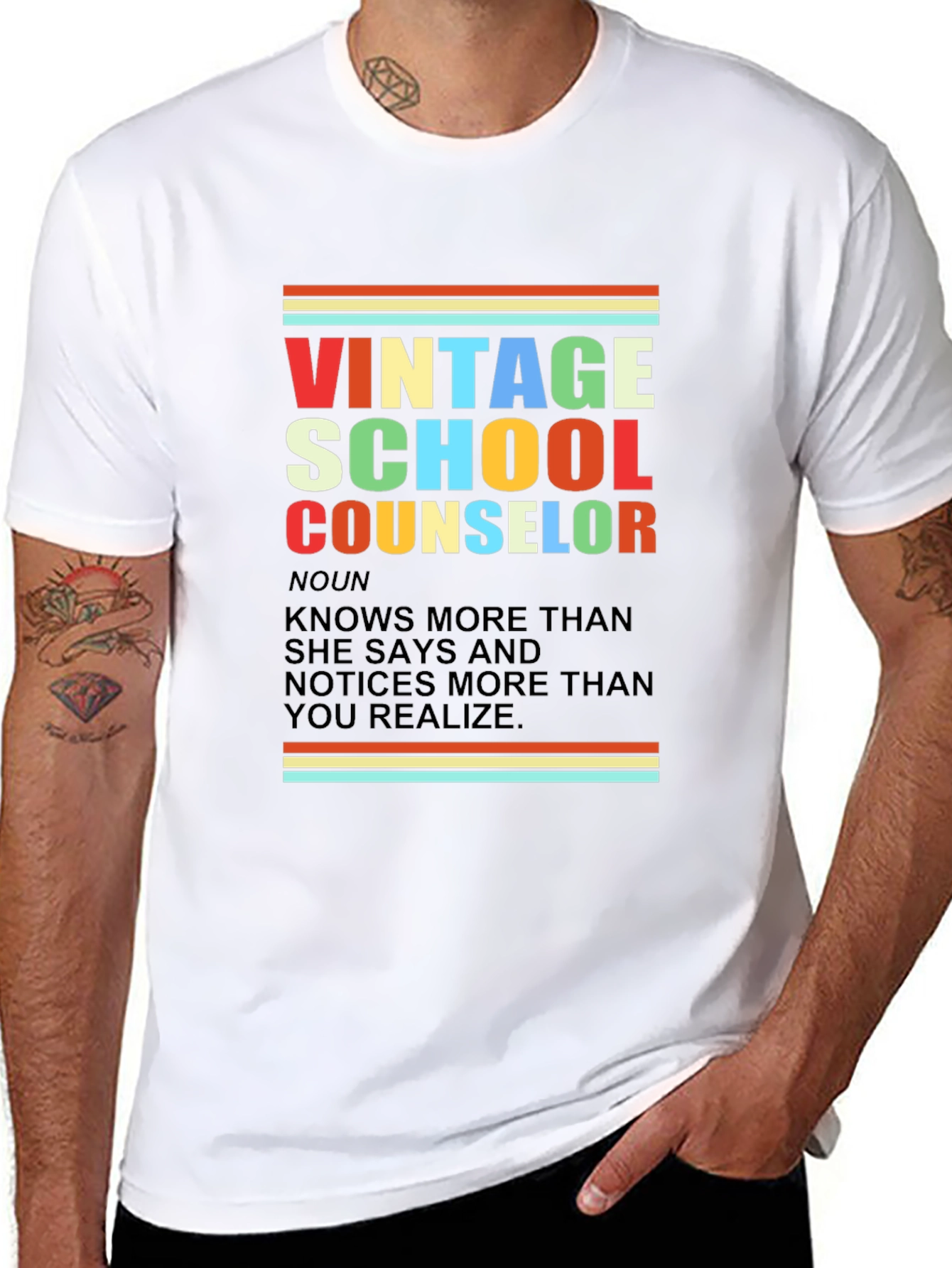 Vintage School Counselor T-Shirt