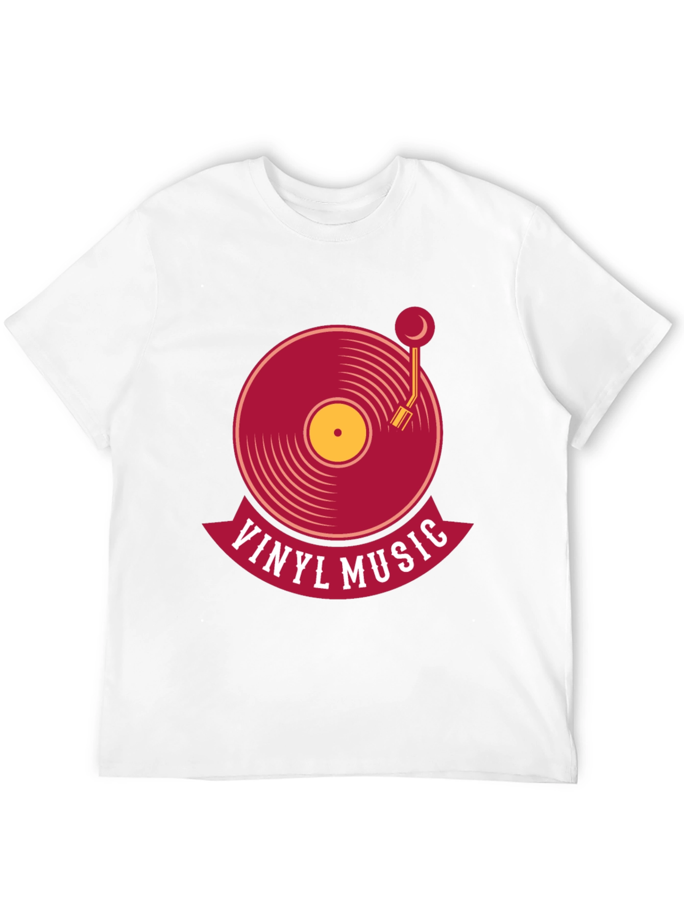 Vinyl Music Graphic T-Shirt