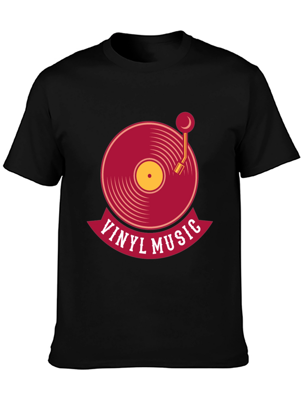 Vinyl Music Graphic T-Shirt