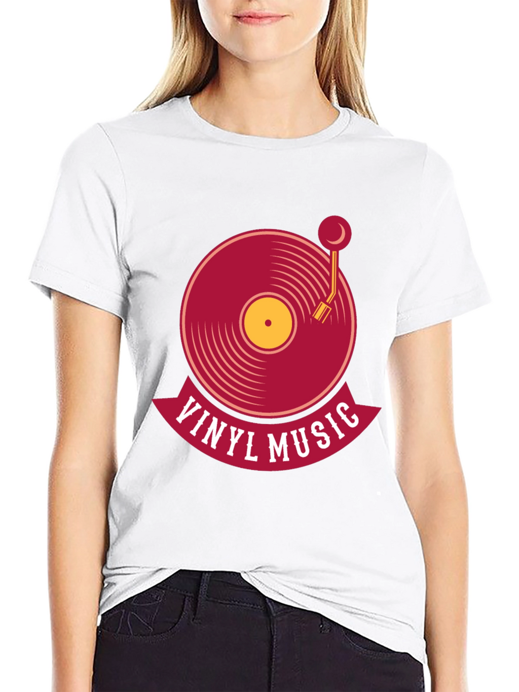 Vinyl Music Graphic T-Shirt