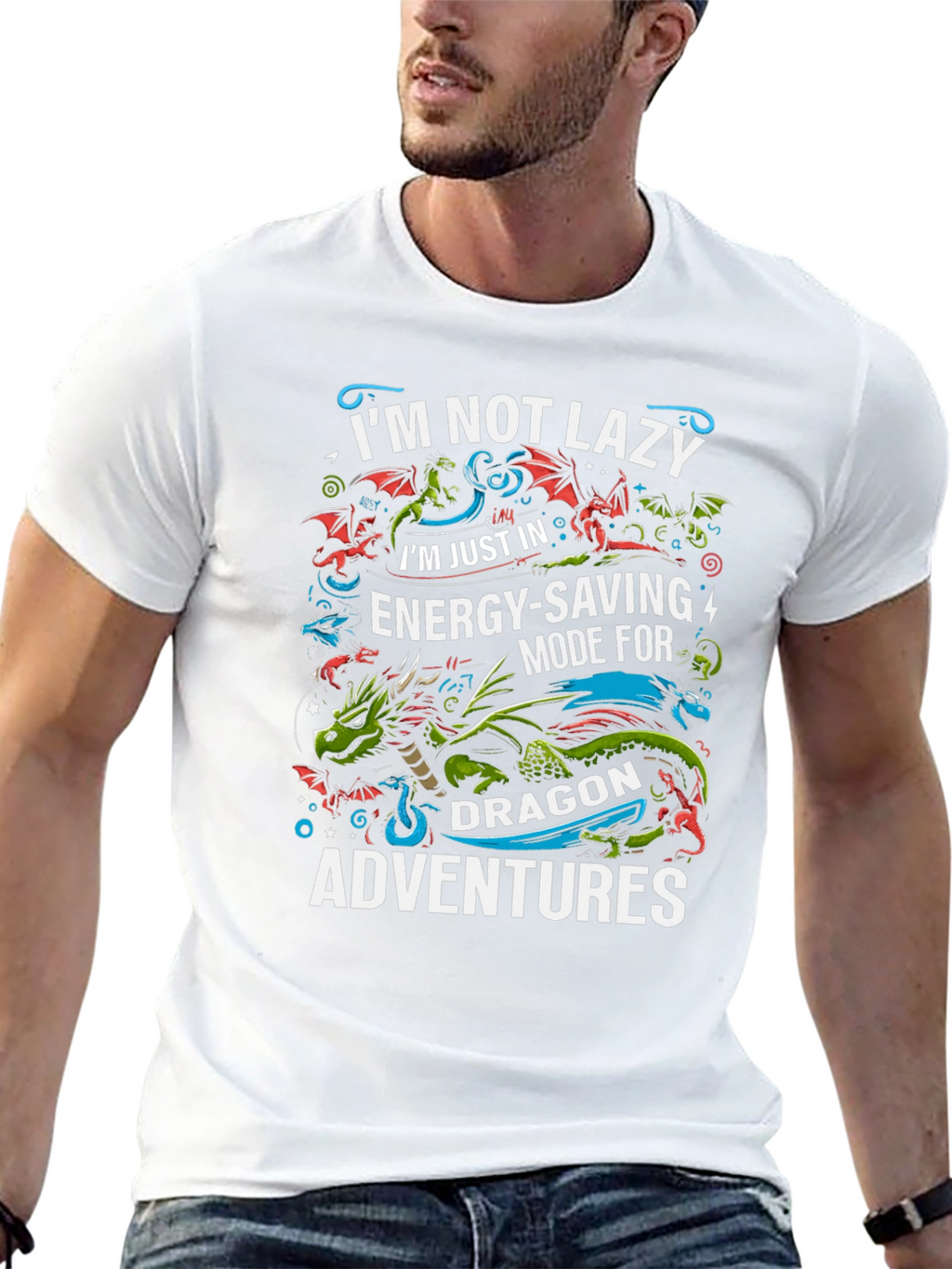 Dragon Adventure T-Shirt - Energy Saving Mode Tee