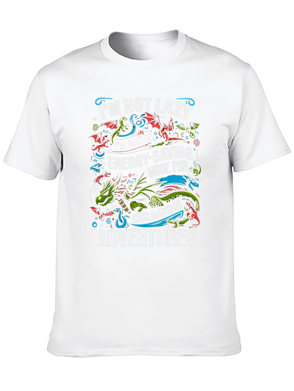 Dragon Adventure T-Shirt - Energy Saving Mode Tee