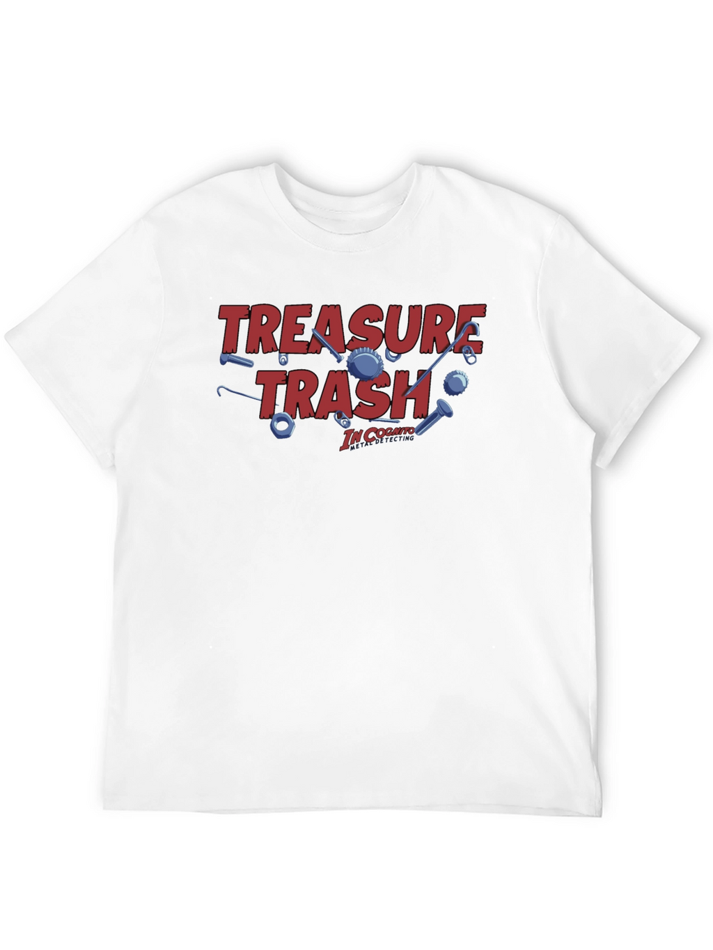 Treasure Trash Tee - In Cognito Design Black T-Shirt