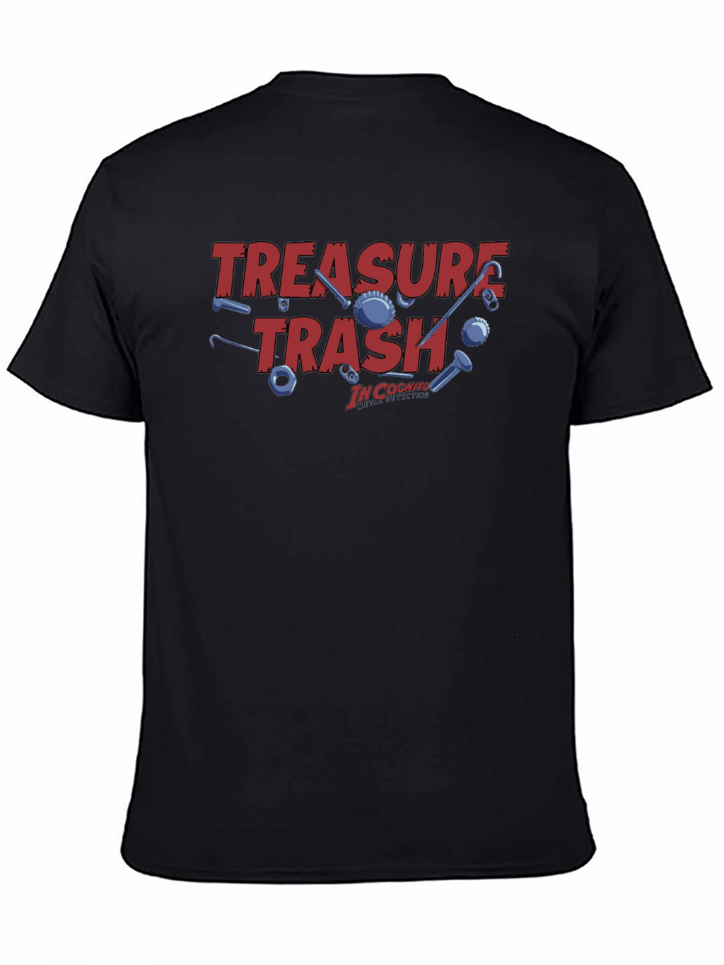 Treasure Trash Tee - In Cognito Design Black T-Shirt