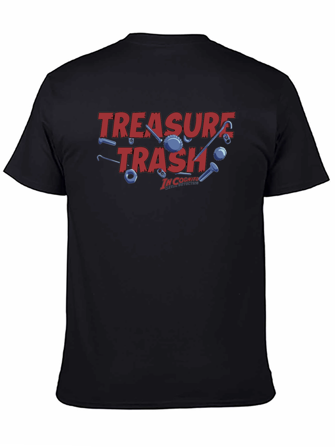 Treasure Trash Tee - In Cognito Design Black T-Shirt