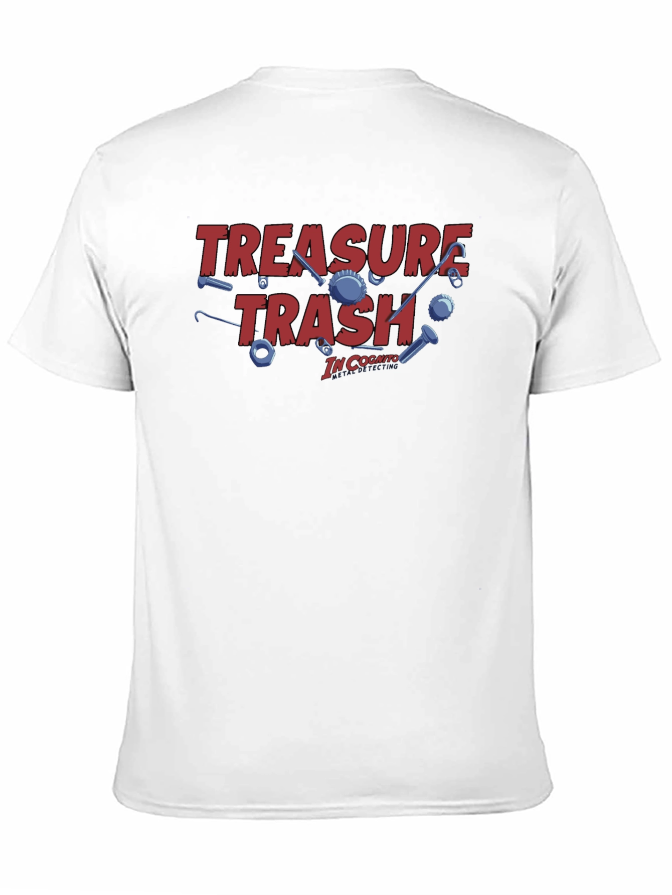 Treasure Trash Tee - In Cognito Design Black T-Shirt