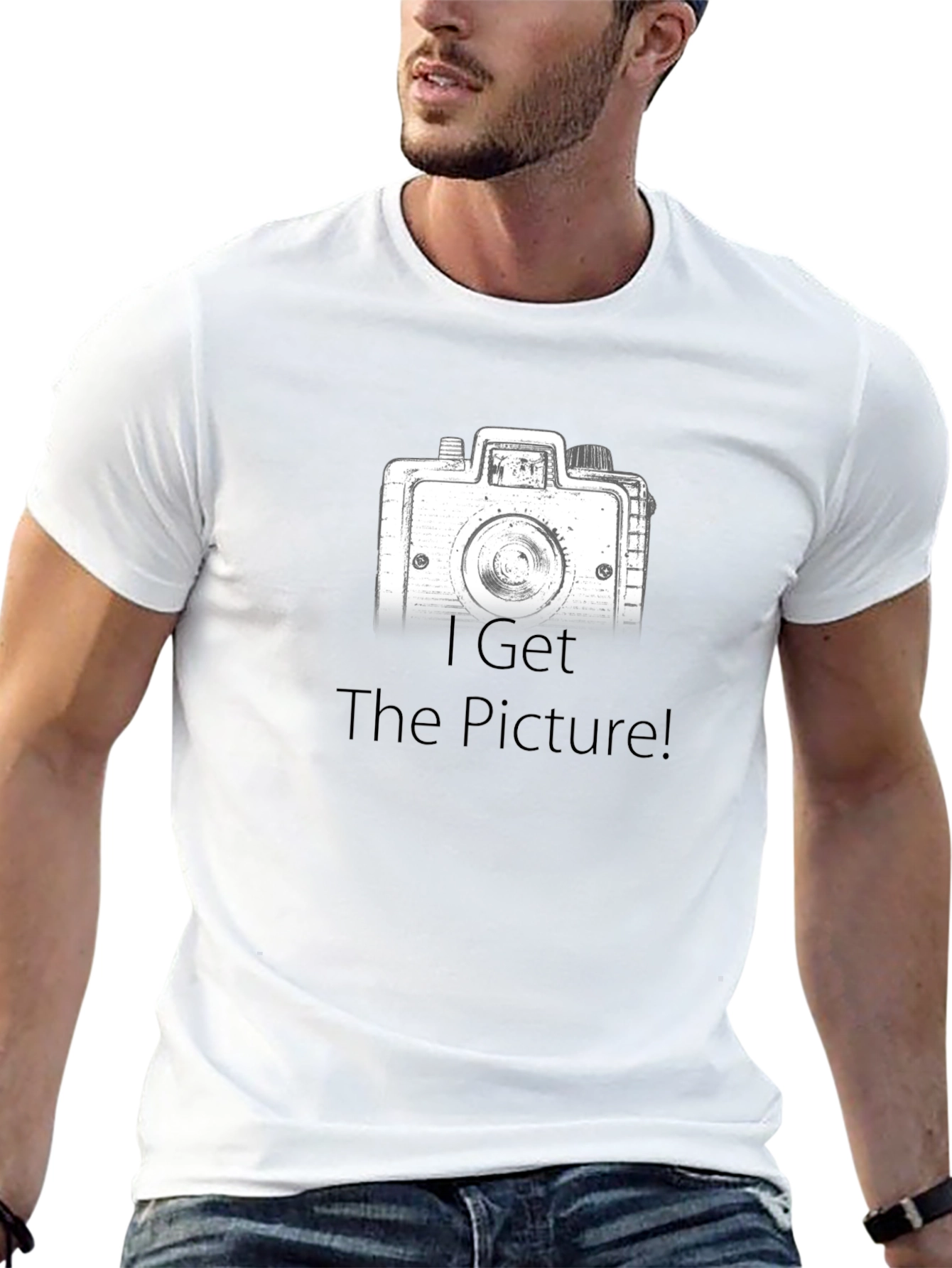 Retro Camera T-Shirt - I Get The Picture!