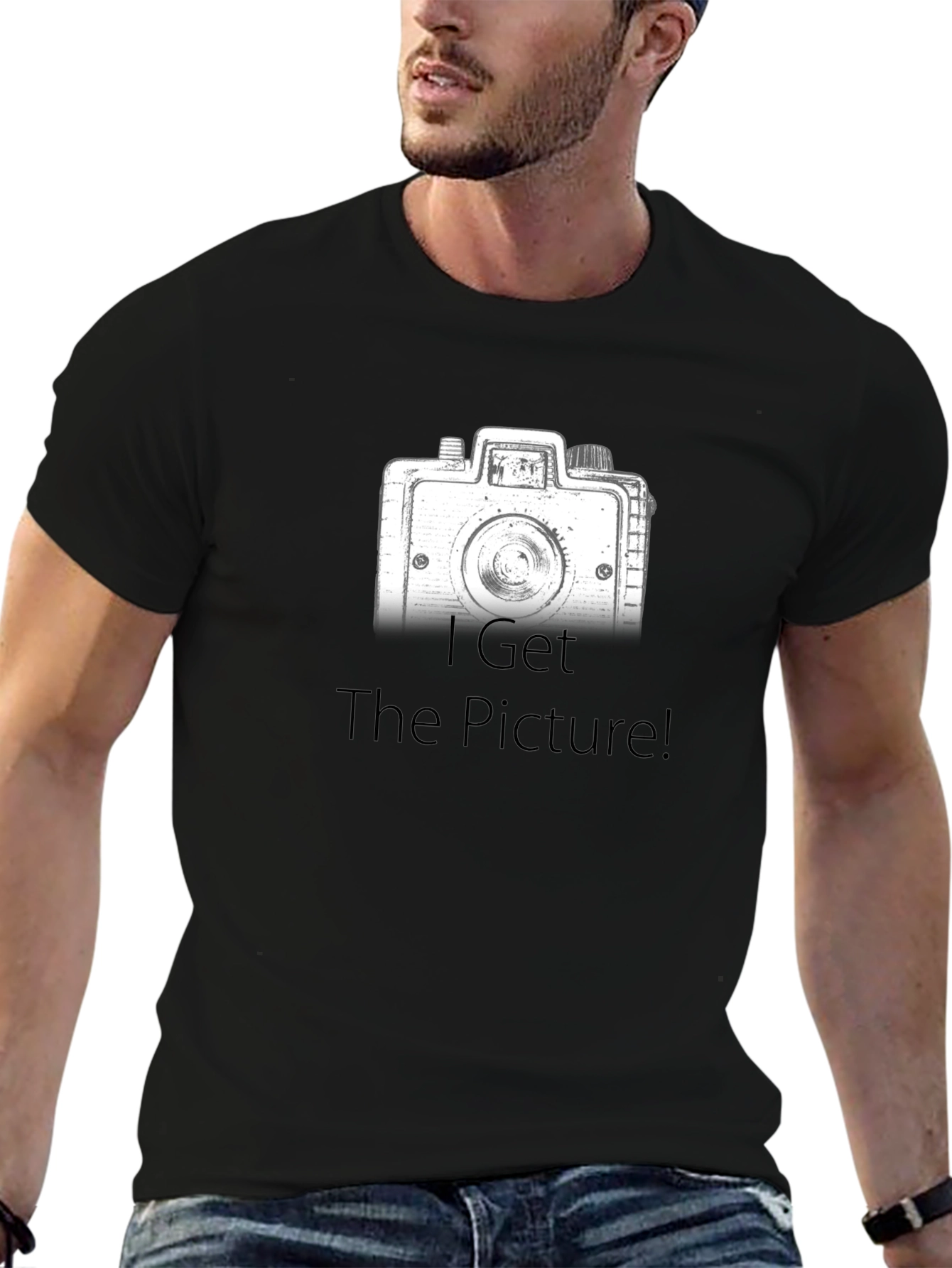Retro Camera T-Shirt - I Get The Picture!
