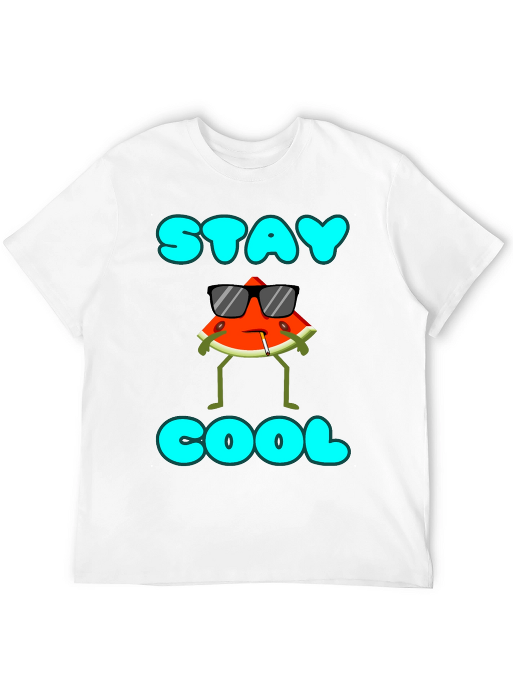 Stay Cool Watermelon Graphic T-Shirt