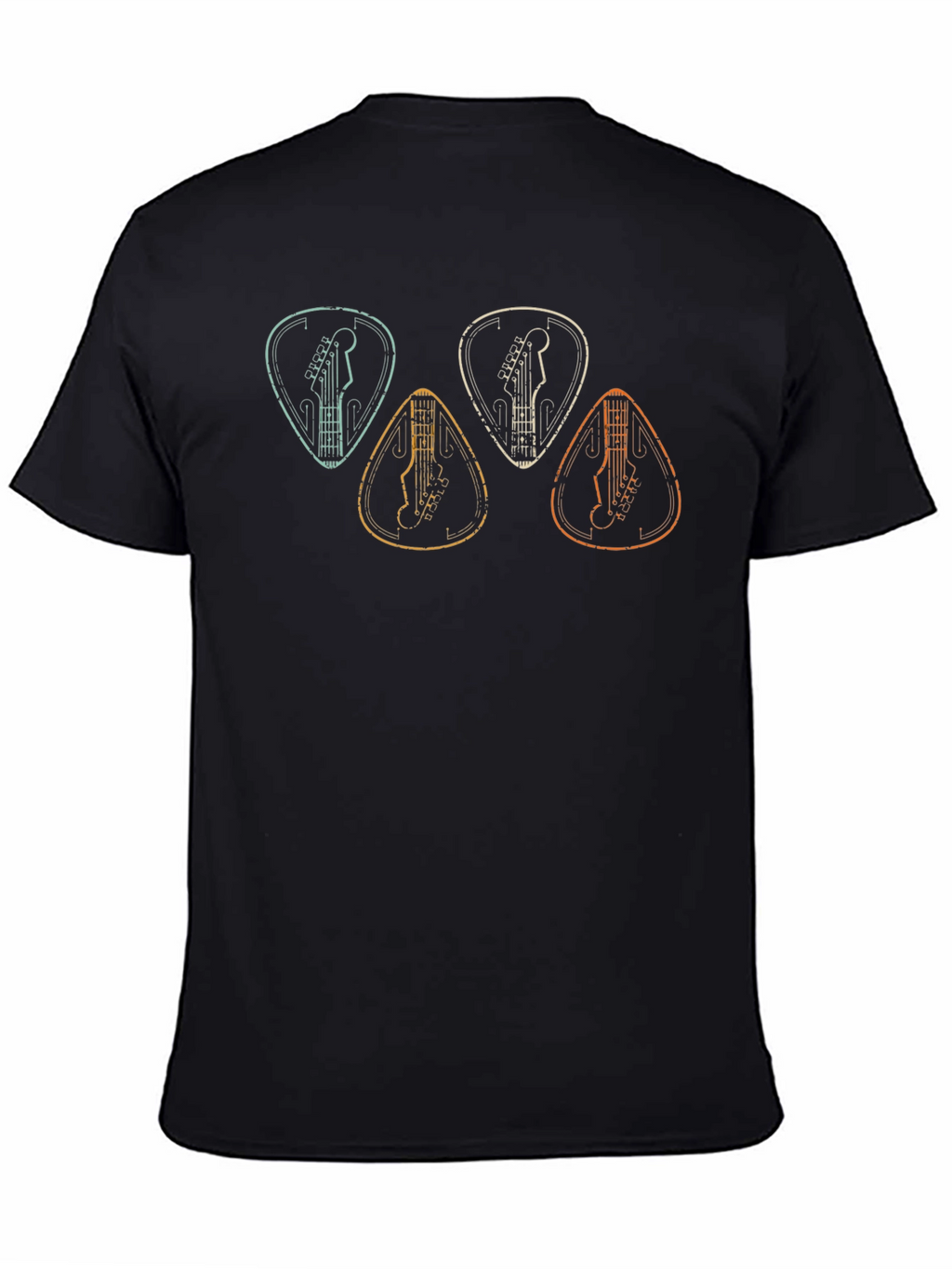 Guitar Pick Graphic T-Shirt - Music Lover Tee