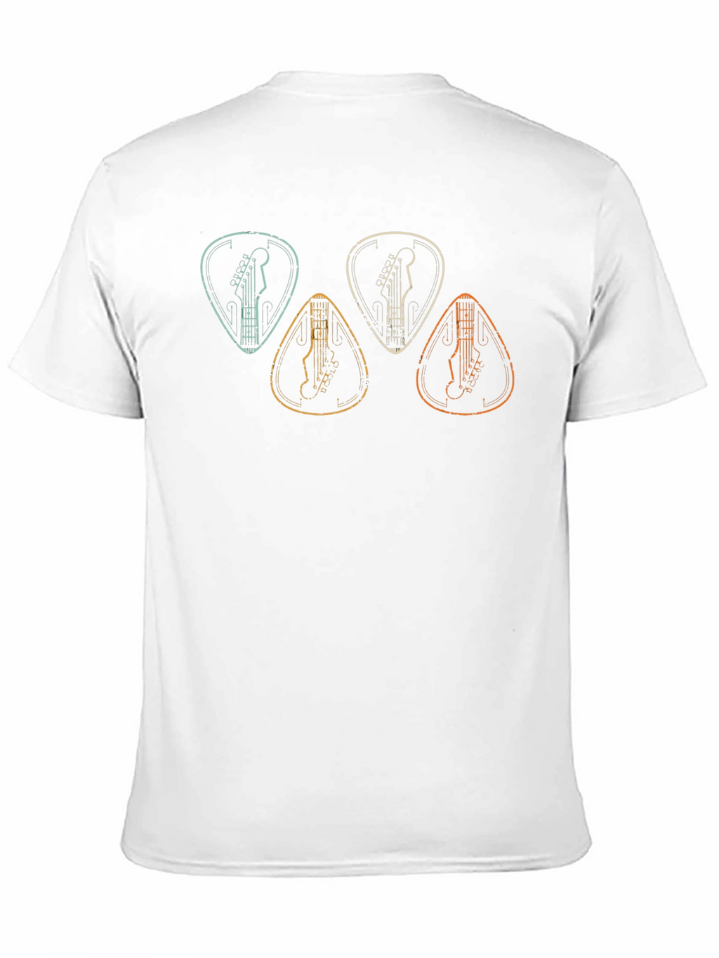 Guitar Pick Graphic T-Shirt - Music Lover Tee
