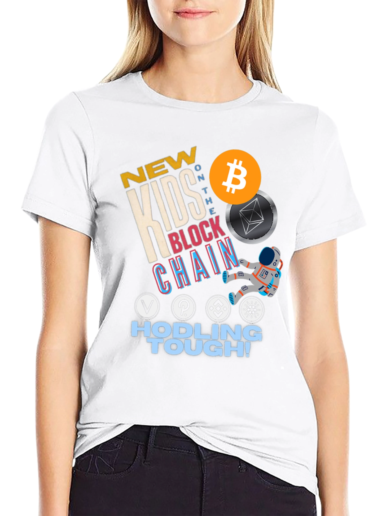 New Kids on the Blockchain T-Shirt - HODLing Tough Crypto Tee
