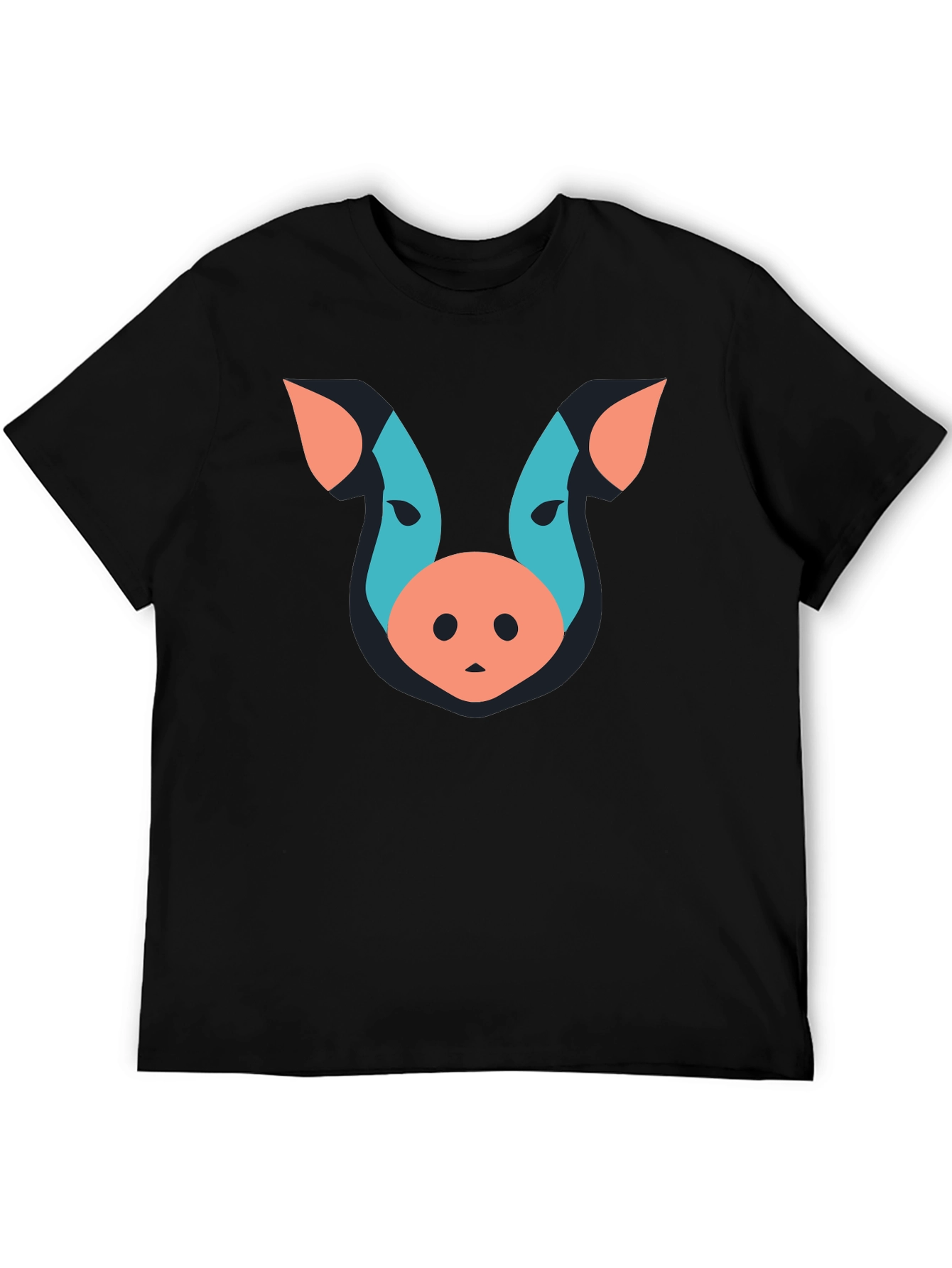 Abstract Pig Graphic Tee - Unisex