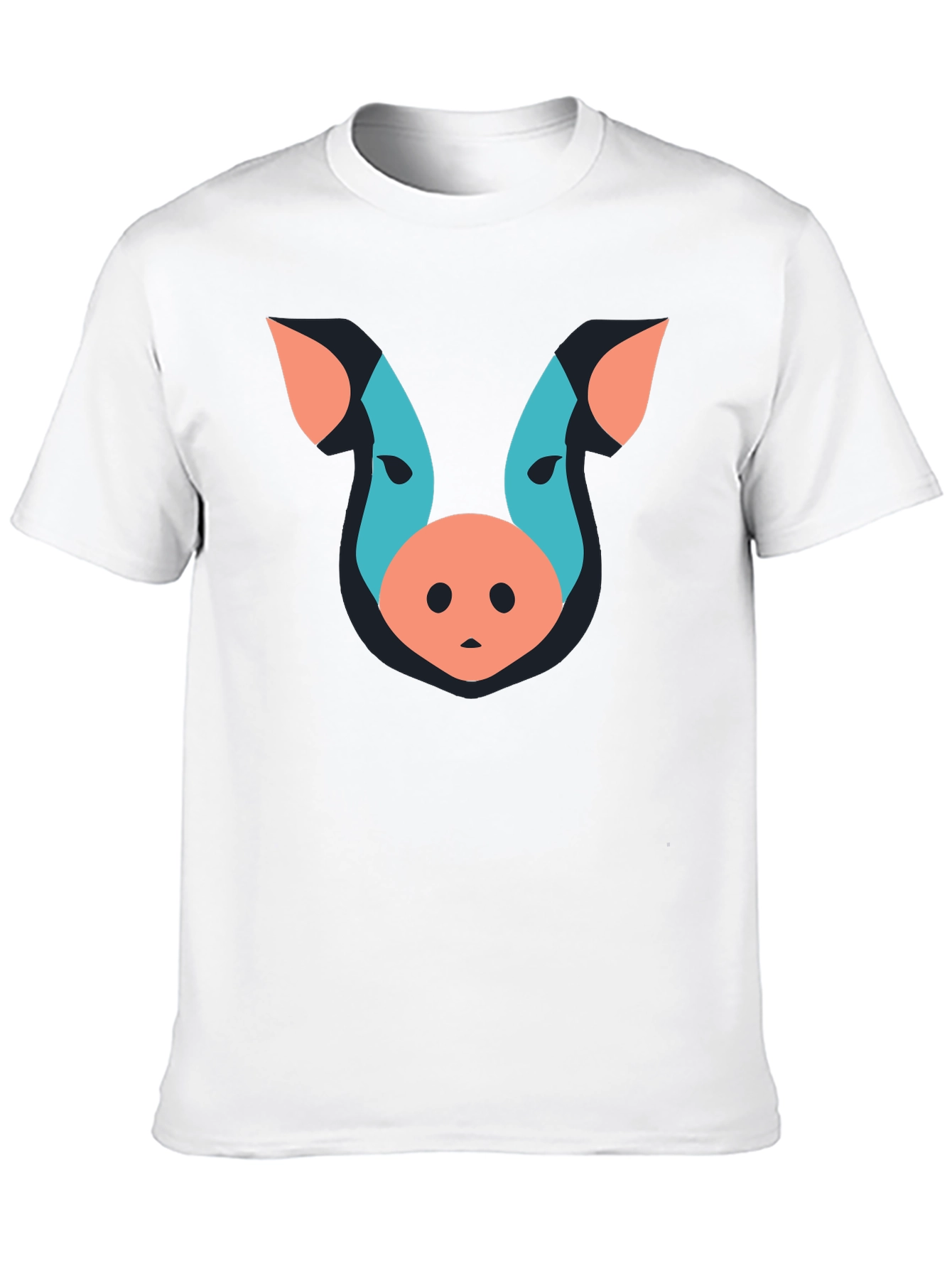 Abstract Pig Graphic Tee - Unisex