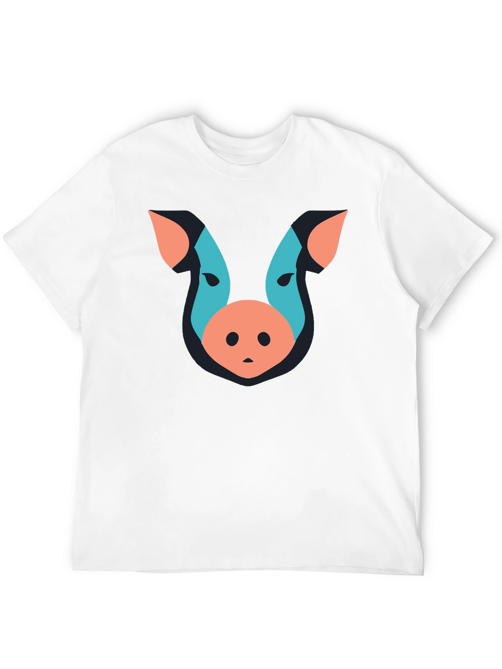Abstract Pig Graphic Tee - Unisex