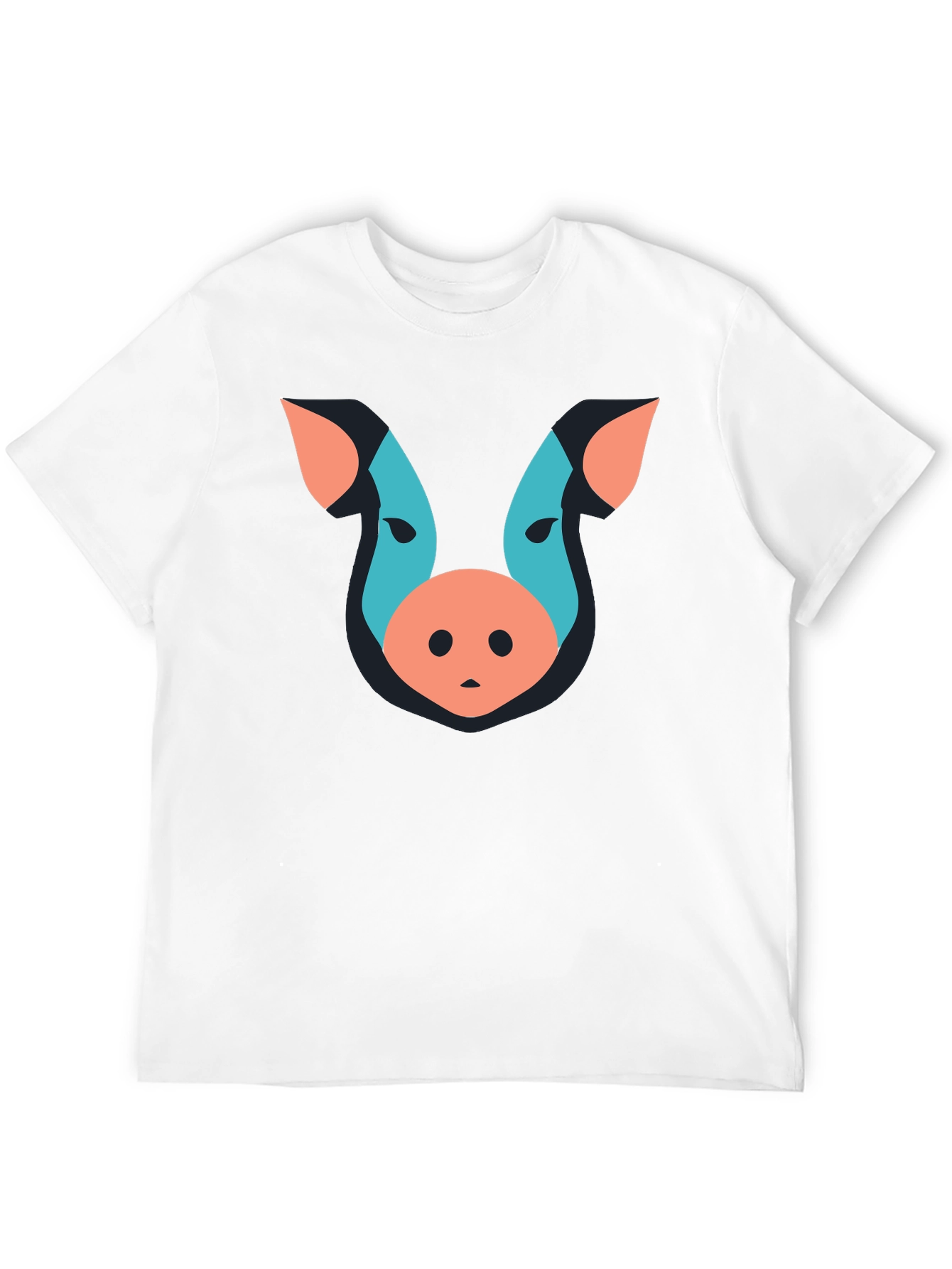 Abstract Pig Graphic Tee - Unisex
