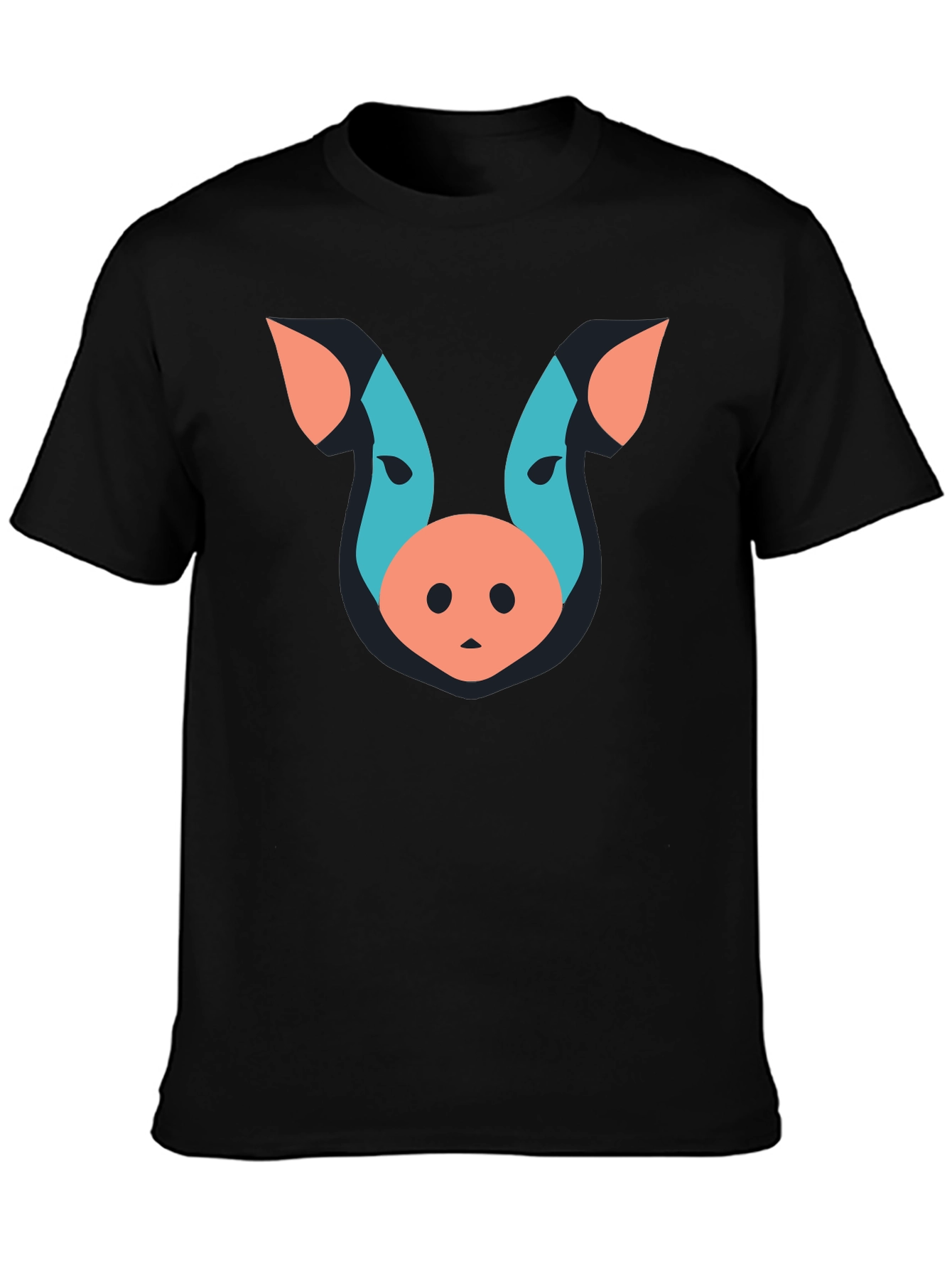 Abstract Pig Graphic Tee - Unisex