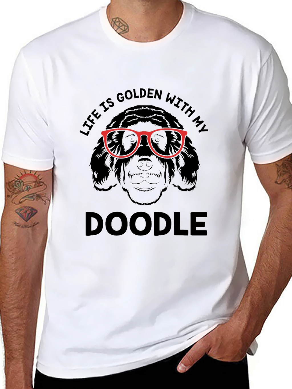 Life is Golden with my Doodle Graphic Tee
