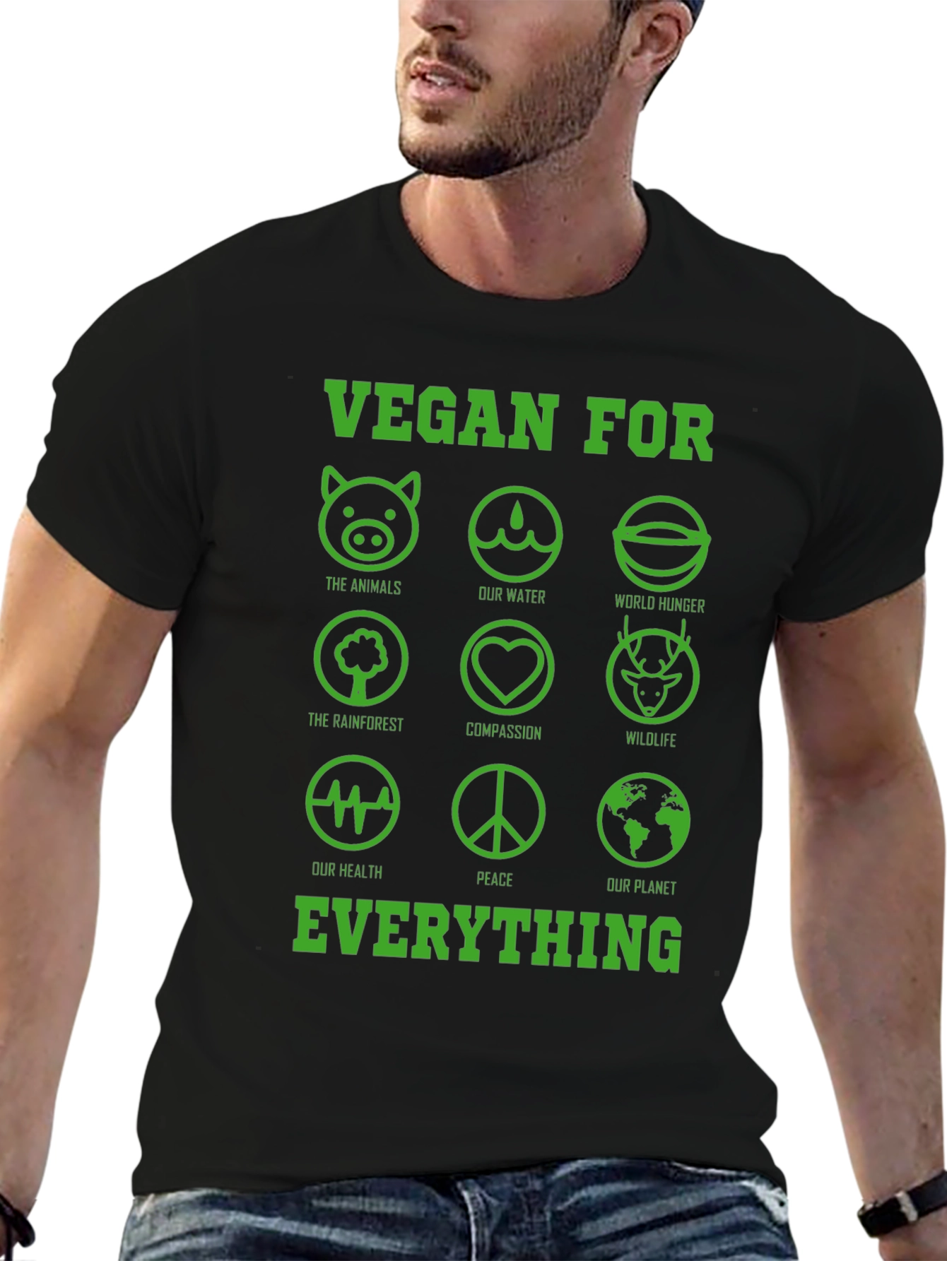 Vegan For Everything Graphic T-Shirt
