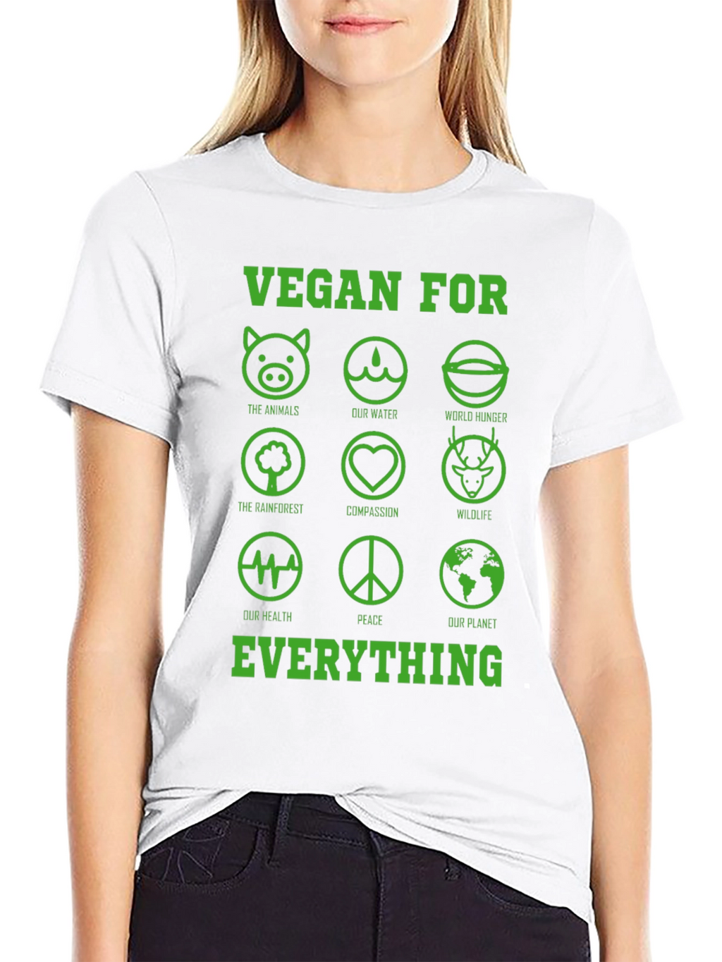 Vegan For Everything Graphic T-Shirt