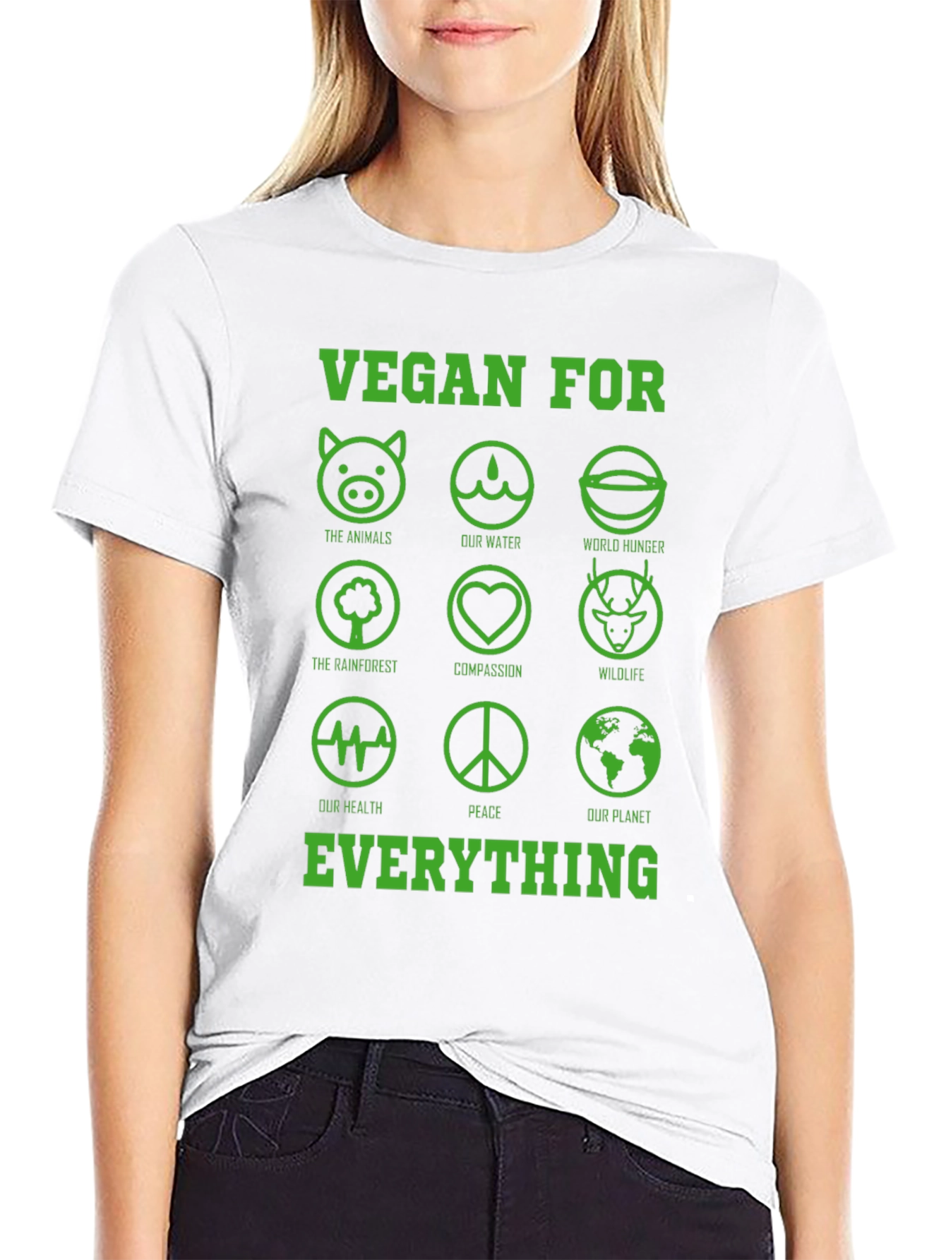 Vegan For Everything Graphic T-Shirt