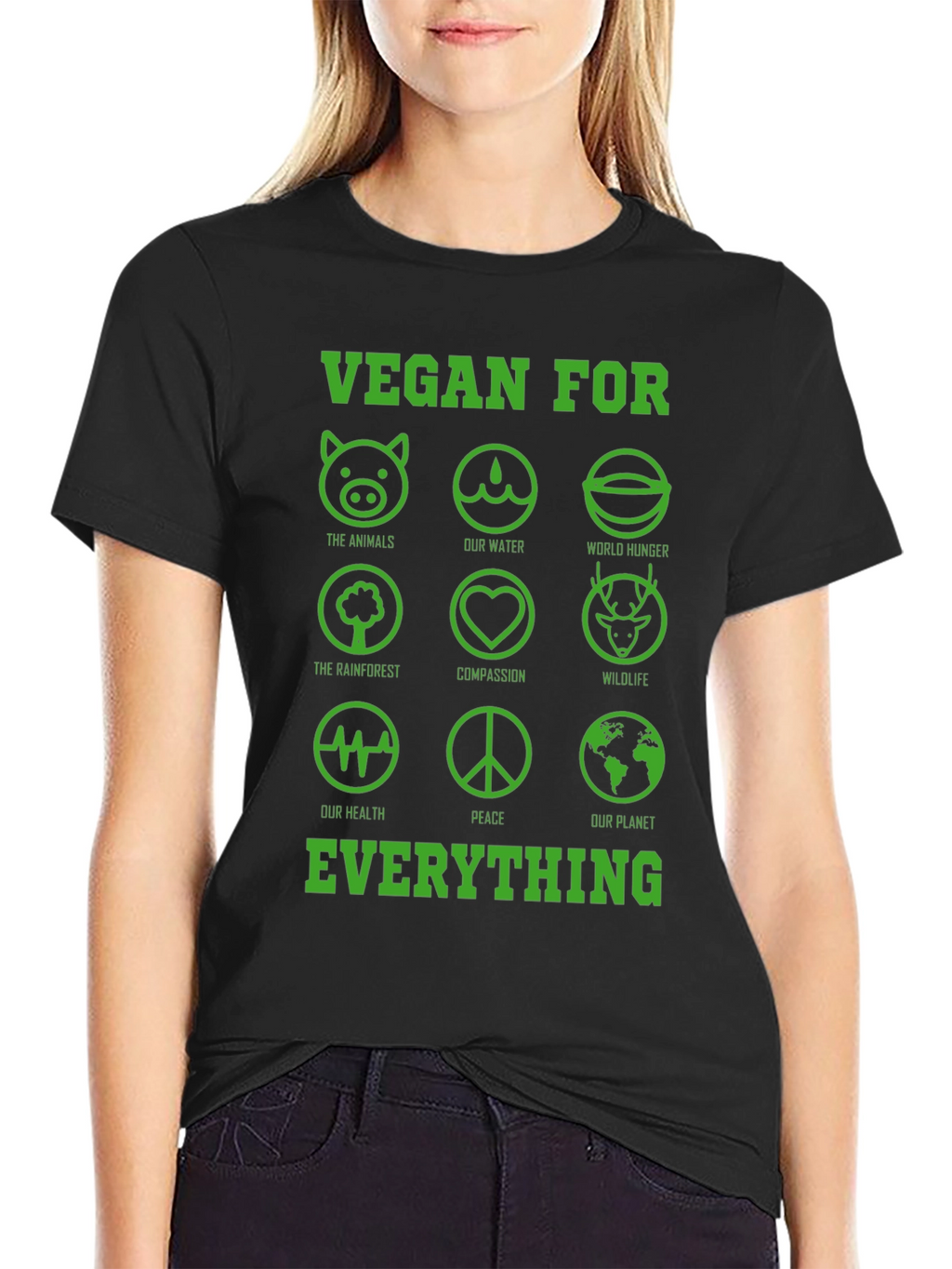 Vegan For Everything Graphic T-Shirt