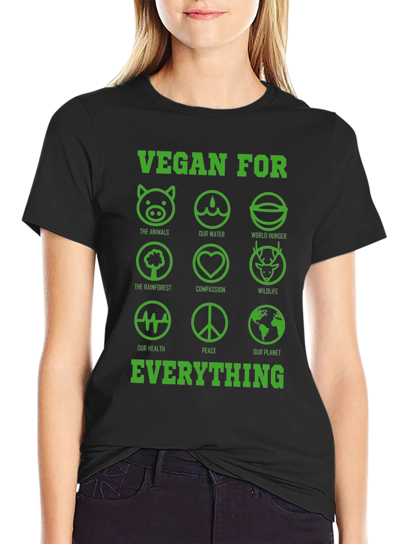 Vegan For Everything Graphic T-Shirt