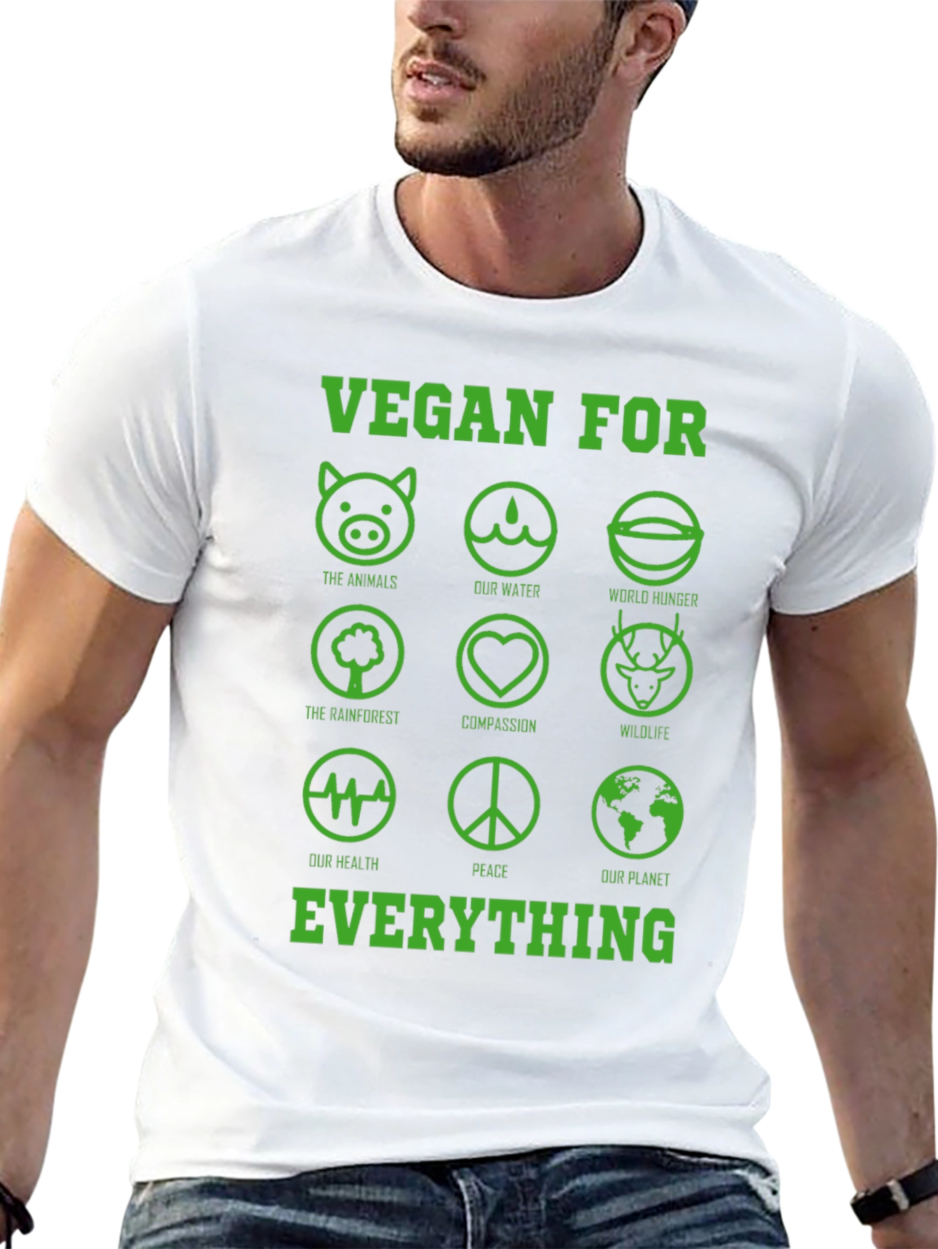 Vegan For Everything Graphic T-Shirt