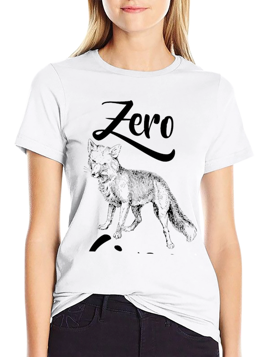Zero Fox Given Black Graphic Tee