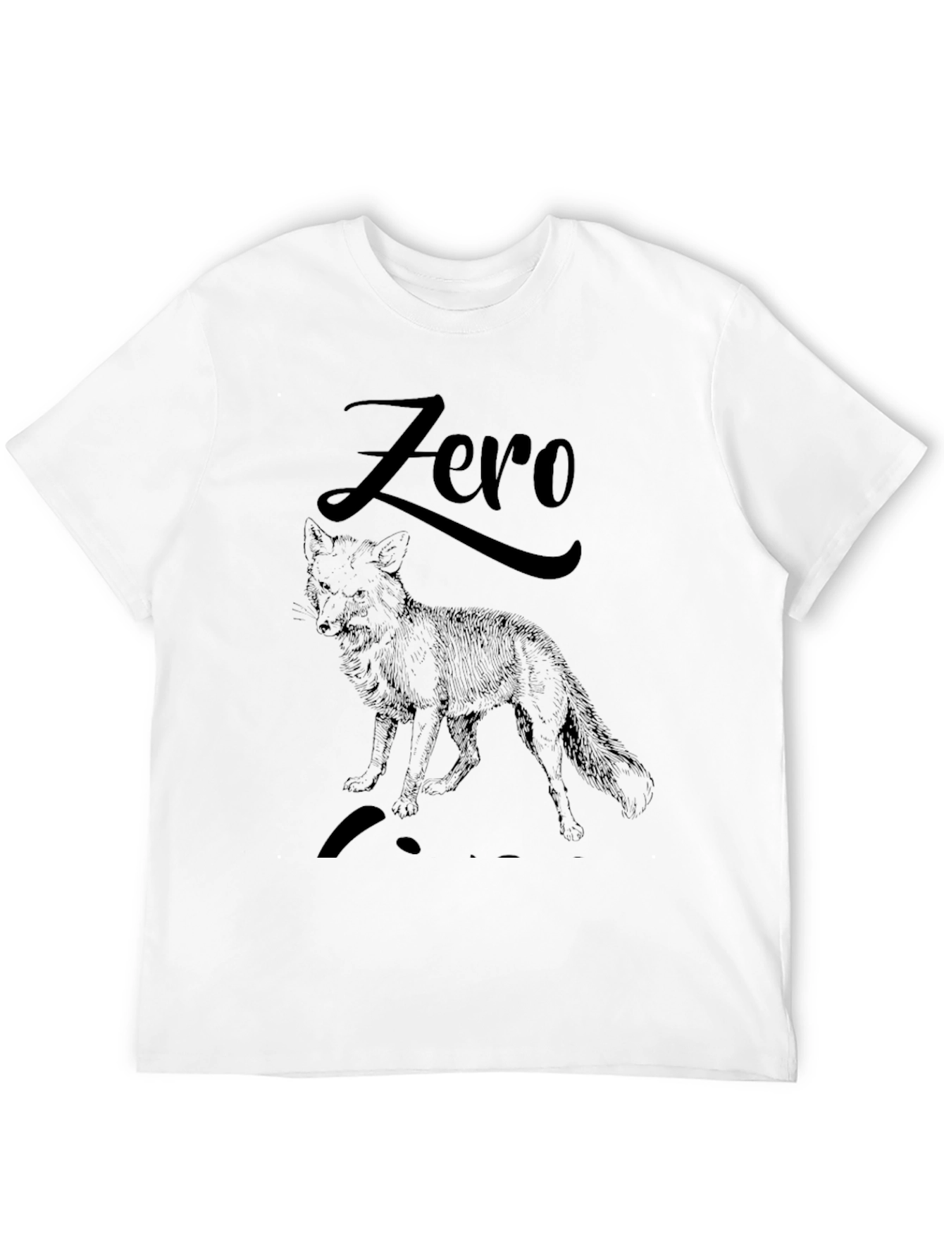 Zero Fox Given Black Graphic Tee